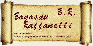 Bogosav Raffanelli vizit kartica